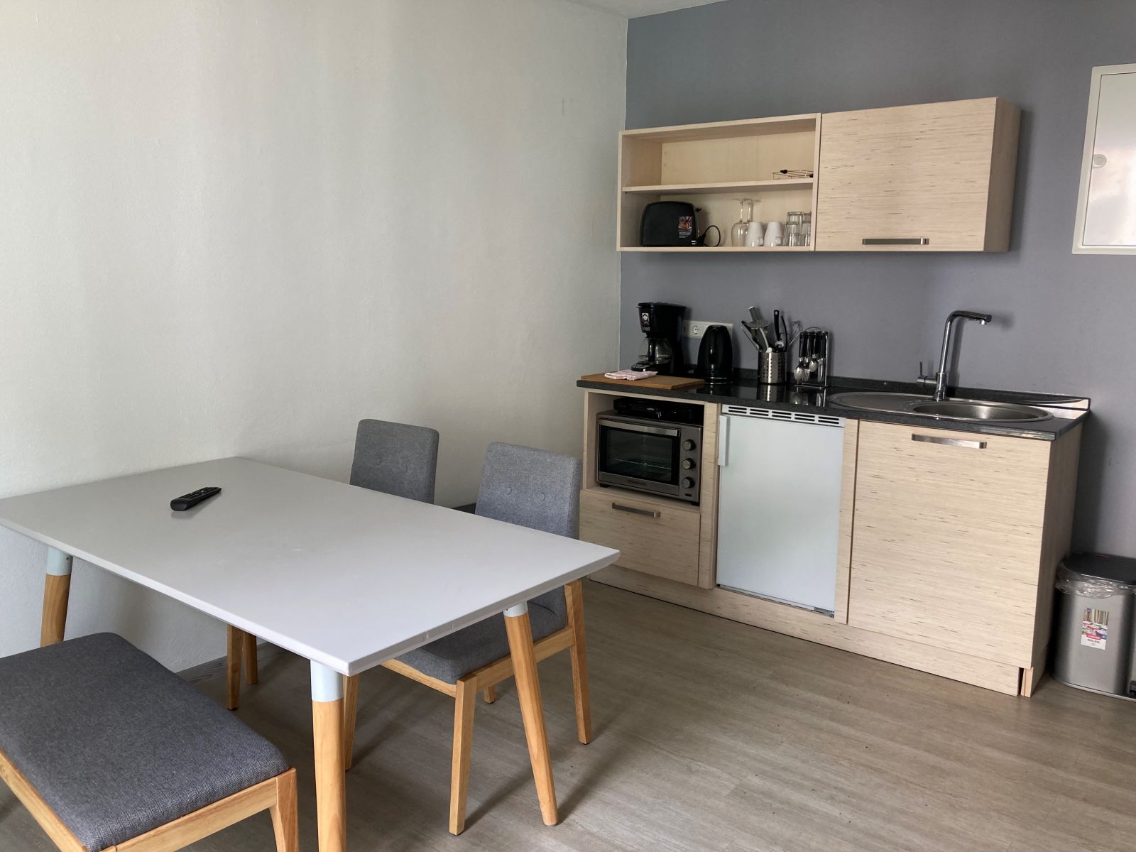 Appartement mit Küche und Terrasse - ohne Lift